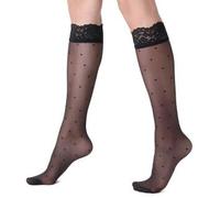 Oroblu Strumpfhosen Sweetie 20 Sheer Knee-Highs Schwarz Polyamid One Size Damen