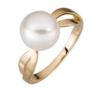 Orolino - Ring 585/- Gold Perle weiß Ringe 1 ct Damen
