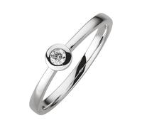 Orolino Ring 750/- Gold Brillant Weiß Glänzend 0,07Ct. (Größe: 060 (19,1))