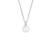 Orolino Anhänger Mit Kette 585/- Gold Brillant Weiß 42+3Cm Glänzend 0,05Ct.