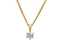 Orolino Anhänger mit Kette 750/- Gold Brillant weiß 0,5ct. 45cm Damen