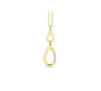 Orolino Halskette Gold 585 mit 5 natürlichen Brillanten zus. 0,025ct. Einheitsgröße