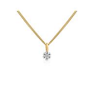 Orolino Halskette Gold 585 zweifarbig 42/45cm lang mit Brillant 0,006ct. Einheitsgröße