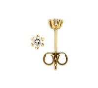 Orolino Ohrringe Gold 585 mit 2 natürlichen Brillanten zus. 0,25ct. Einheitsgröße