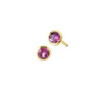 Orolino Ohrringe Gold 585 mit 2x Pink Rhodolith Einheitsgröße