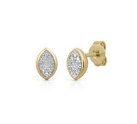 Orolino Ohrringe Gold 585 mit 3 Brillanten zus. 0,02ct. Einheitsgröße