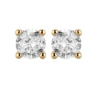 Orolino Ohrstecker 585/- Gelbgold 2 Brill. 0,25 ct. weiß Einheitsgröße