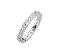 Orolino Ring 333/- Weißgold glanz synth. Zirkonia Q