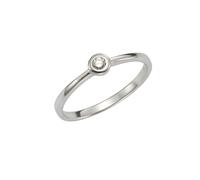 Orolino Ring 750 Gold 1x Brillant 0,07ct. R 1/2
