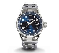 Orologio Uomo Blu Automatico in Acciaio e Titanio Montecristo Locman