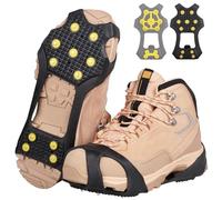 OROOTL Spikes für Schuhe Winter Schuhkrallen Steigeisen Schuhspikes Schnee und EIS Anti Rutsch Sohle für Wanderschuhe Bergschuhe