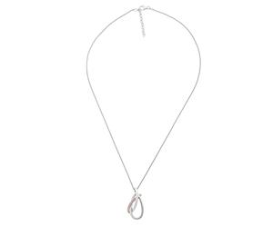 Orphelia 'Alverta' Damen-Kette mit Anhänger aus 925er Sterlingsilber, Silber/Rosé, ZH-7232 Einheitsgröße