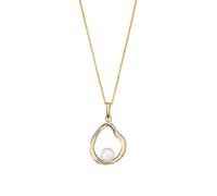 Orphelia 'Baptiste' Damen Halskette aus 925er Sterling Silber mit Anhänger - Gold ZH-7507/G Einheitsgröße