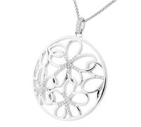 Orphelia Damen-Kette aus 925er Sterlingsilber mit Anhänger - Silber ZH-7216 Einheitsgröße