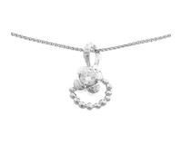 Orphelia Damen-Kette aus 925er Sterlingsilber mit Anhänger - Silber ZH-4850 Einheitsgröße