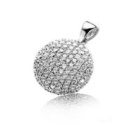 Orphelia Damen-Anhänger mit kette Micro-setting 925 Sterlingsilber mit Zirkonia PEN-3019