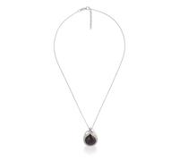 Orphelia Damen-Anhnger mit Kette Black Cateye 925 Sterlingsilber mit Zirkonia 45cm ZH-4568