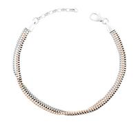 Orphelia Damen-Armband Silber vergoldet rhodiniert 18 cm-ZA-7203