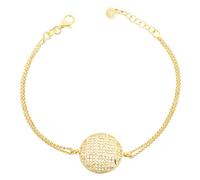 Orphelia Damen-Armband Silber vergoldet rhodiniert 19 cm-ZA-7189/G