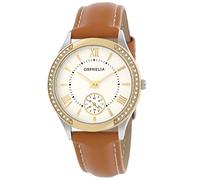 Orphelia Damen-Armbanduhr MasterGlam Analog Quarz Leder