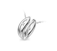Orphelia Damen Halskette 925 Sterling Silber Zirkonia 45 cm Silber ZH-4657