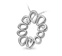 Orphelia Damen Halskette 925 Sterling Silber Zirkonia 45 cm Silber ZH-4665