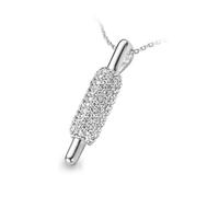 Orphelia Damen Halskette 925 Sterling Silber Zirkonia 45 cm Silber ZH-4713