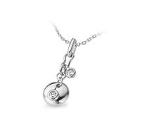 Orphelia Damen Halskette 925 Sterling Silber Zirkonia 45 cm Silber ZH-4759