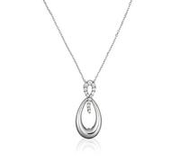 Orphelia Damen Halskette 925 Sterling Silber Zirkonia 45 cm Silber ZH-4767