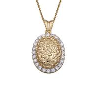 Orphelia Damen Halskette Silber vergoldet Zirkonia 45 cm weiß ZH-4520-GOLD