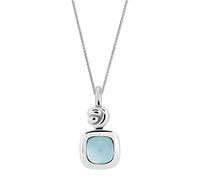 Orphelia Damen-Kette_mit_Anhänger 925_Sterling_Silber Chalcedon ZH-7467
