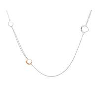 Orphelia Damen-Kette mit Anhänger Fantasie 925 Silber teilvergoldet 80 cm - ZK-7181