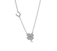 Orphelia Damen-Ketten mit Anhänger 925 Sterling Silber zirkonia ZK-7364