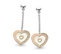 Orphelia Damen-Ohrhänger 925 Sterling Silber Perlmutt Zirkonia weiß ZO-5150