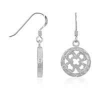 Orphelia Damen-Ohrhänger 925 Sterling Silber rhodiniert mattiert Zirkonia weiß ZO-5251
