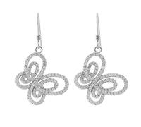 Orphelia Damen-Ohrhänger 925 Sterling Silber rhodiniert Zirkonia weiß ZO-5264