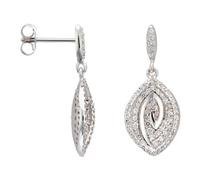 Orphelia Damen-Ohrhänger 925 Sterling Silber Zirkonia weiß ZO-5970