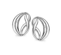 Orphelia Damen-Ohrstecker 925 Sterling Silber Diamant weiß ZO-5006