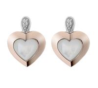 Orphelia 'Debby' Ohrstecker für Damen, 925 Sterlingsilber, Silber/Roségold ZO-7289/RG Einheitsgröße