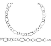 Orphelia Damen-Schmuckset Pure Collection 925 Sterlingsilber Kette 43 cm Armband 19 cm SET-015