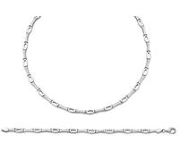 Orphelia Damen-Schmuckset Pure Collection 925 Sterlingsilber Kette 43 cm Armband 19 cm SET-041