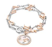 Orphelia Damenarmband aus 925er Sterlingsilber - Silber/Rosé ZA-7174 Einheitsgröße