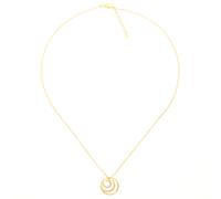 Orphelia 'Elaine' Damen 925 Sterling Silber Set: Ketten-Anhänger + Ohrringe - Gold SET-7084/2 Einheitsgröße