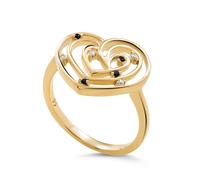 Orphelia 'Euphoria' Damen-Ring aus 925er Sterlingsilber - Gold ZR-7522/G NICHT