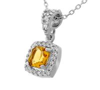 Orphelia 'Faustine' Damenkette mit Anhänger aus 925er Sterlingsilber - Silber ZH-7199/CH Einheitsgröße