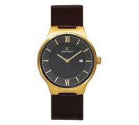 Orphelia Herren-Armbanduhr Analog Quarz mit Leder Armband