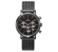 Orphelia Herren-Armbanduhr im Retro-Stil, schwarz, OR82802 Einheitsgröße