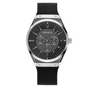 Orphelia Herren Multi Zifferblatt Uhr Saffiano mit Echtleder Armband Schwarz