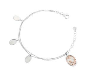 Orphelia 'Jarina' Damen-Armband aus 925er Sterlingsilber - Silber/Rosé ZA-7165 Einheitsgröße