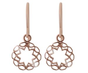 Orphelia 'Jasmine' Tropfenohrringe aus 925er Sterlingsilber für Damen - Rosé ZO-7076/1 Einheitsgröße